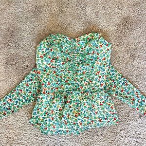 Guess Floral Corset Top